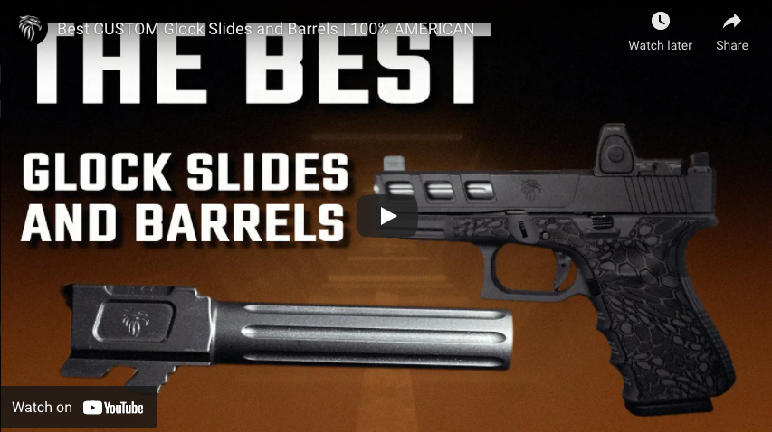 optic RMR Slide cut Elite Slide for Glock 17 GEN 3 Burnt Bronze Cerakote 9mm,